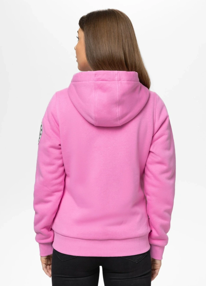 Bluza damska z kapturem ZIP Pit Bull Ruffina PB różowa
