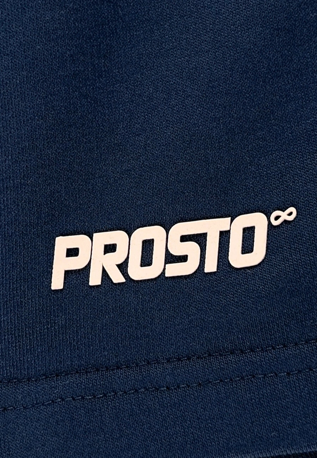 Spodenki męskie dresowe Prosto Infinity granatowe
