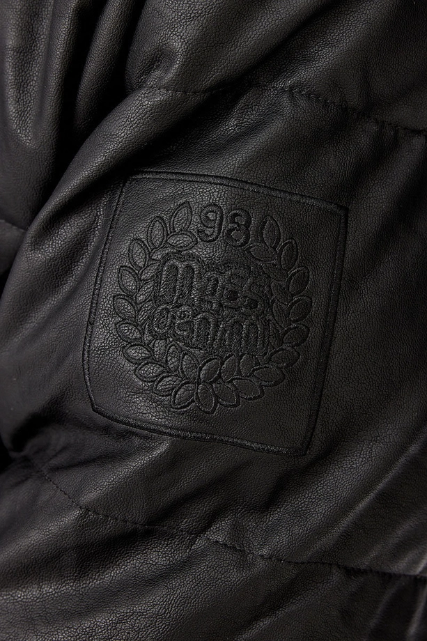 Kurtka zimowa Mass Denim Empire Leather czarna