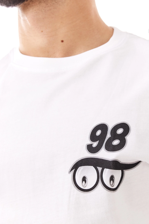 Koszulka męska t-shirt Mass Dnm Mr. Nice Guy biała