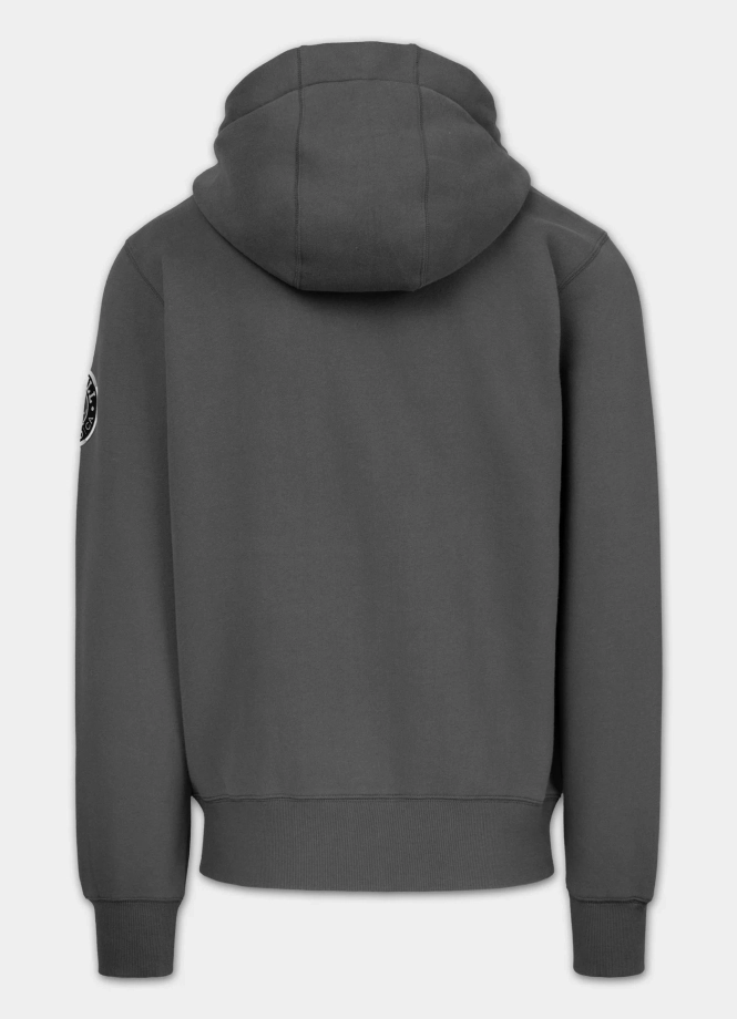 Bluza męska rozpinana z kapturem Pit Bull Norton grafitowa