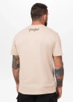 Koszulka męska T-Shirt Pit Bull Pitbull El Jeffe ultra jasna kremowa