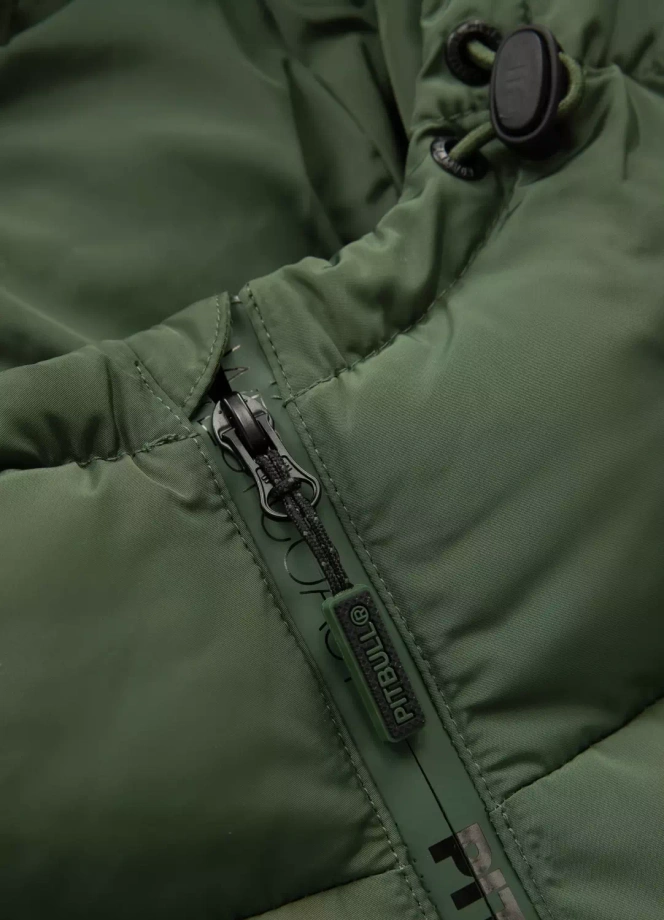 Kurtka zimowa męska Pit Bull Airway 4 Hooded Jacket zielona