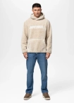Bluza męska z kapturem Pit Bull Aragon beżowa