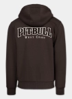 Bluza męska rozpinana z kapturem Pit Bull Ruffin Detroit brązowa
