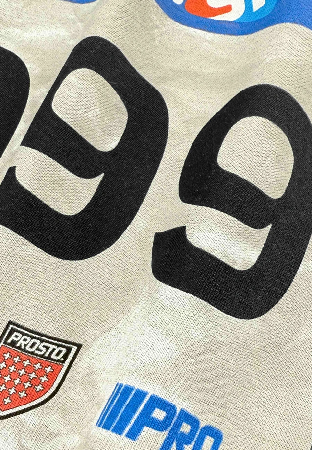 Koszulka męska t-shirt Prosto Runner granatowa