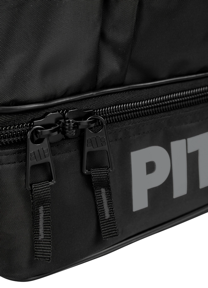 Torba sportowa Pitbull Big Duffle Logo TNT ll czarno/szara