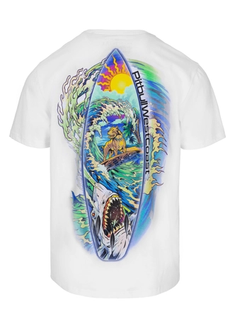 Koszulka męska T-Shirt Pit Bull Pitbull Camino biała