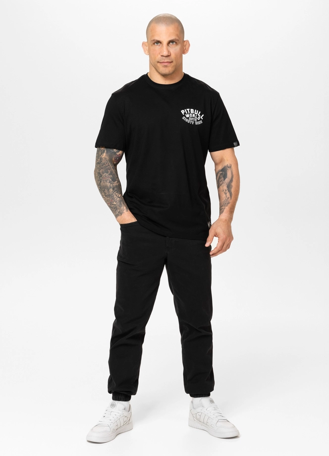 Koszulka męska T-Shirt Pit Bull Pitbull Hero czarna