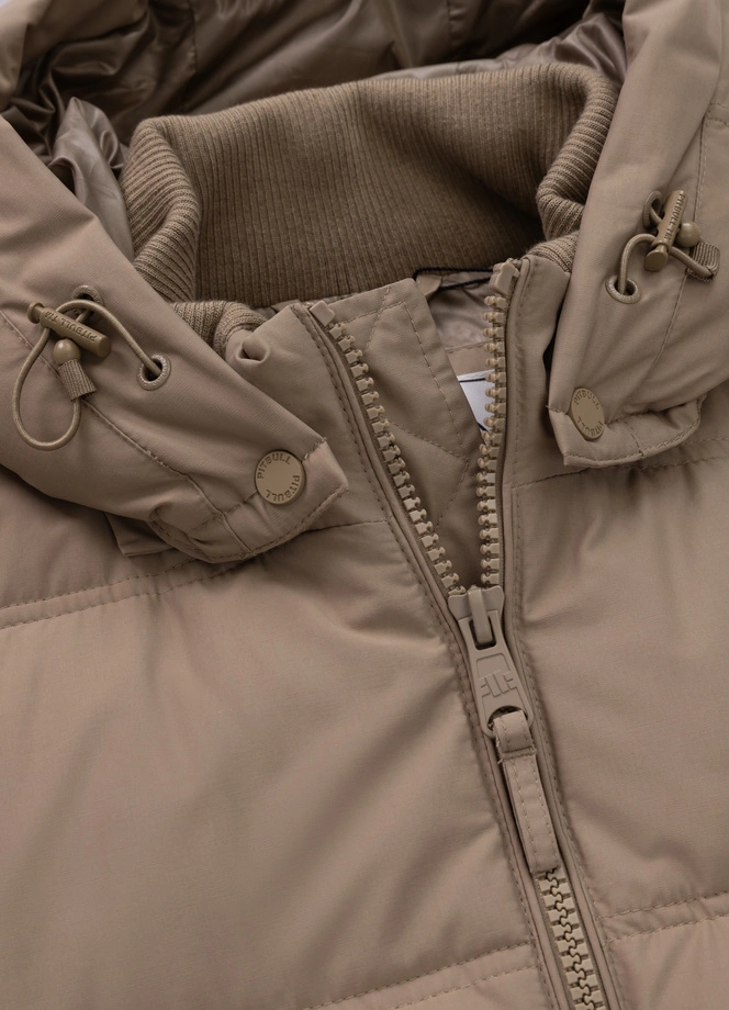 Kurtka zimowa męska Pit Bull Duncan Hooded Jacket beżowa