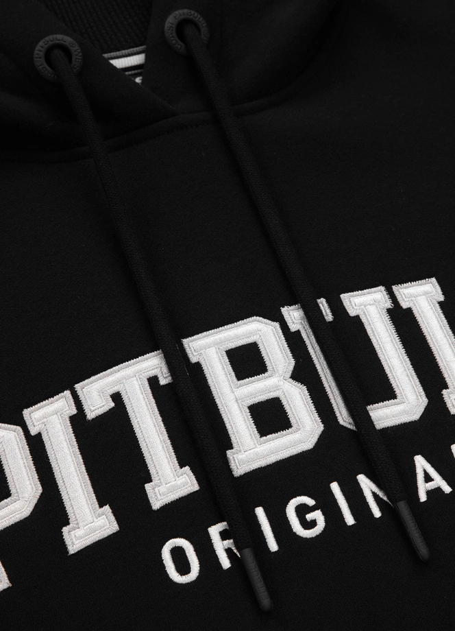 Bluza damska z kapturem oversize Pitbull Pit Bull Tyrian hooded czarna