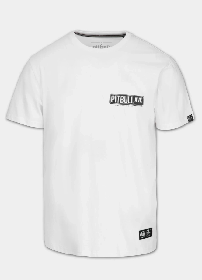 Koszulka męska T-Shirt Pitbull West Coast Avenue biały