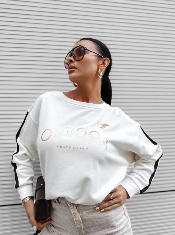 Bluza damska Olavoga Oly jasno kremowa