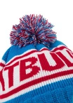 Czapka zimowa z pomponem Pit Bull Beanie Fleming blue/red