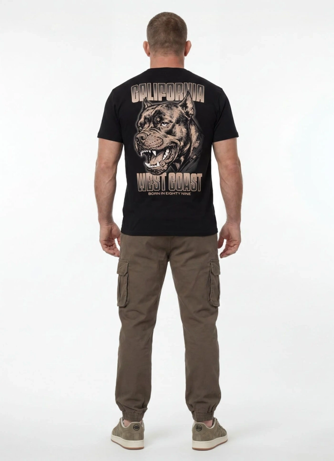 Koszulka męska T-Shirt Pit Bull Best Coast czarna