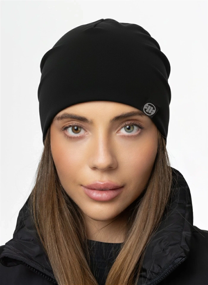 Czapka kompresyjna Pit Bull Beanie Tencel Performance czarna
