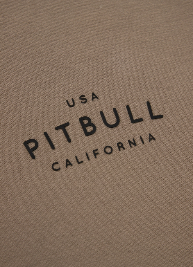 Bluza męska z kapturem Pit Bull Sampson 25 beżowa