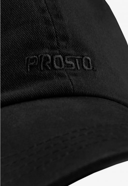 Czapka z daszkiem Prosto Onyx czarna