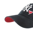 Czapka z daszkiem 47 Brand New York Yankees Icon Clean Up czarna
