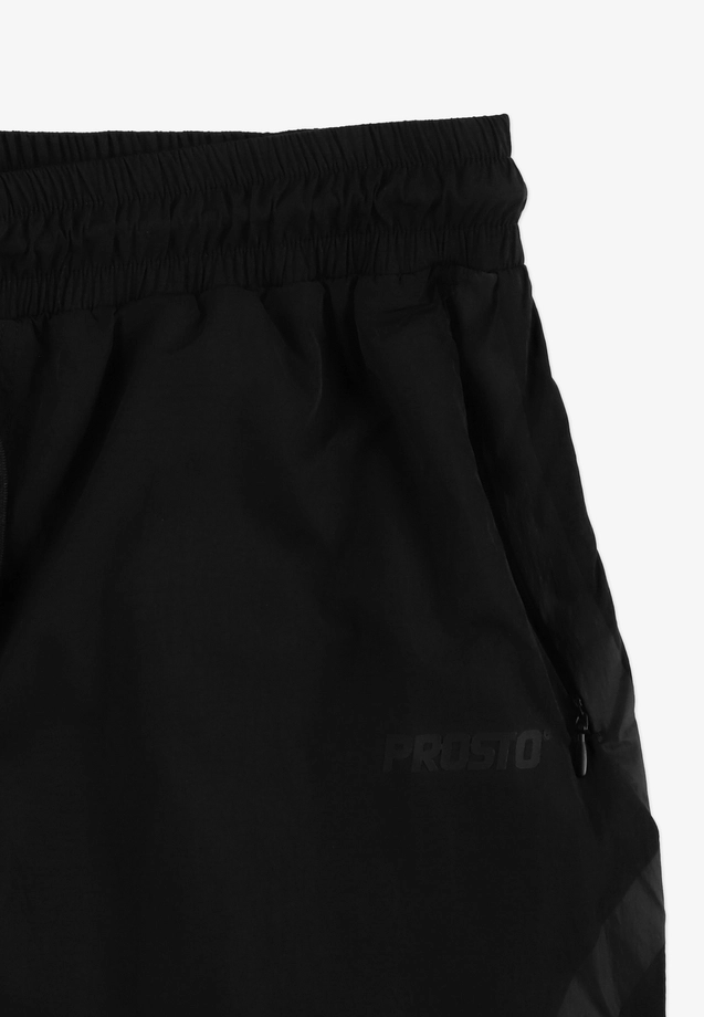 Spodnie męskie dresowe jogger Prosto Contrast czarne