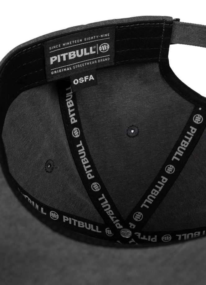 Czapka z daszkiem Snapback Pit Bull Pitbull San Diego grafitowa