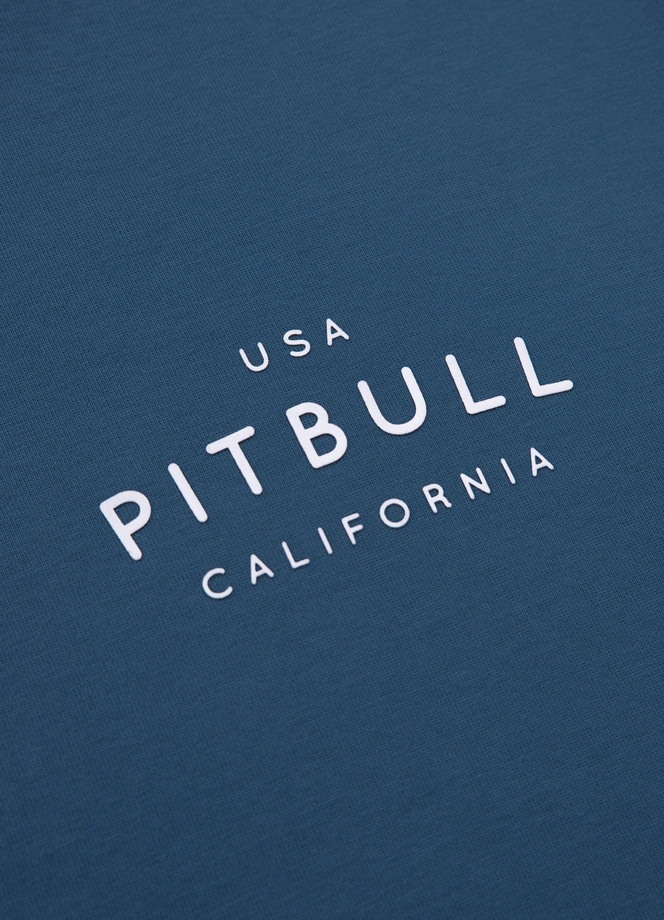 Bluza męska bez kaptura Pit Bull Sampson 25 ciemno niebieska