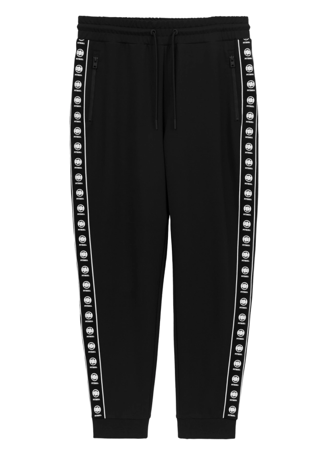 Komplet dresowy męski Pitbull Pit Bull Tape Nugget ZIP czarna