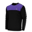 Bluza męska klasyczna Patriotic CLS Pelt Tape crewneck fioletowo/czarna
