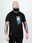 Koszulka męska t-shirt Środowisko Miejskie Baseball Bear czarna