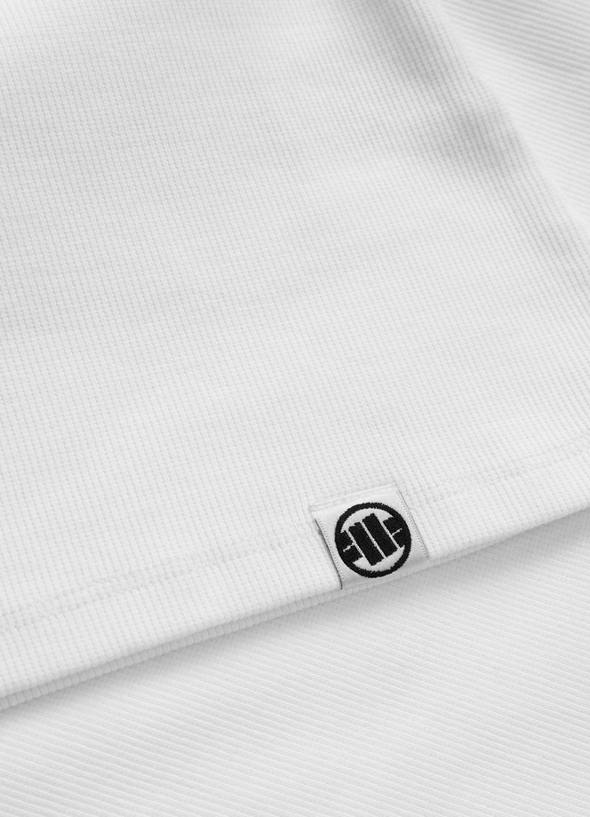 Koszulka longsleeve damski Pit Bull Rib biała