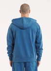 Bluza męska z kapturem Pitbull Pit Bull Lancaster 2 ZIP Washed niebieska