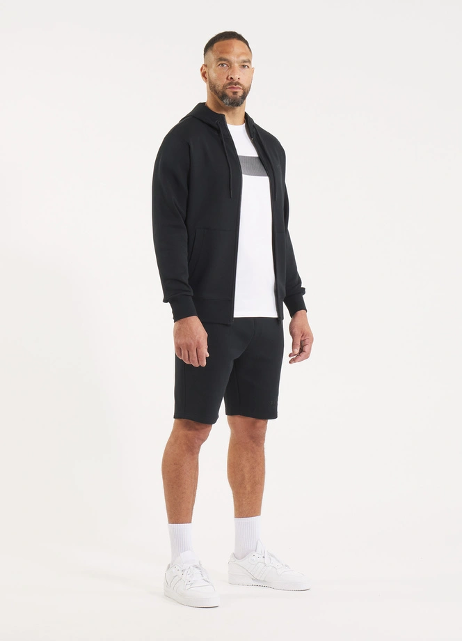 Bluza męska z kapturem Pitbull Pit Bull Sampson ZIP czarna