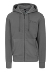 Bluza męska z kapturem Pitbull Pit Bull Ace Of Spades ZIP Washed szara