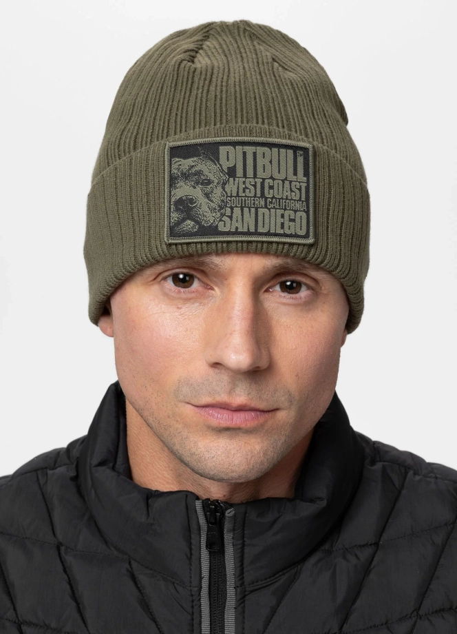 Czapka zimowa Pit Bull Beanie Silvas Blood Dog zielona