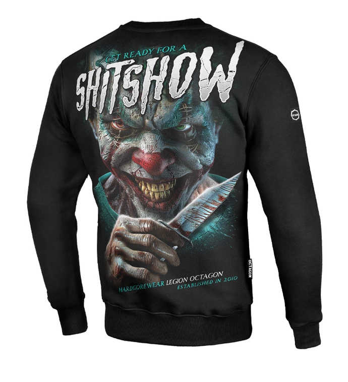 Bluza męska Octagon Shitshow crewneck czarna