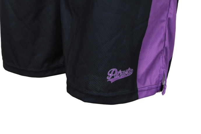 Spodenki męskie szorty Patriotic Collage Tag fioletowo/czarne