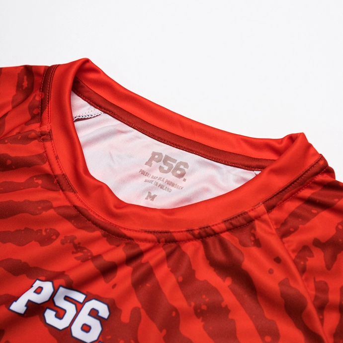 Koszulka męska T-shirt Dudek P56 Imprinnt P56 czerwony