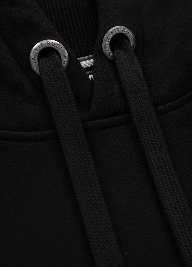 Bluza męska z kapturem Pitbull Pit Bull Hilltop 24 hooded czarna