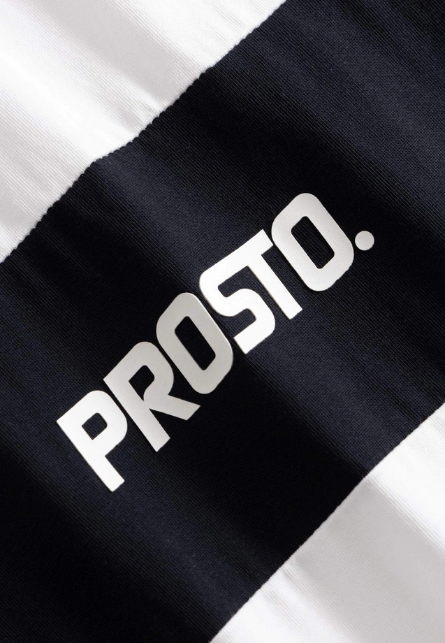 Koszulka męska t-shirt Prosto Root biało/czarna