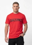 Koszulka męska T-Shirt Pitbull Hilltop fluo czerwona