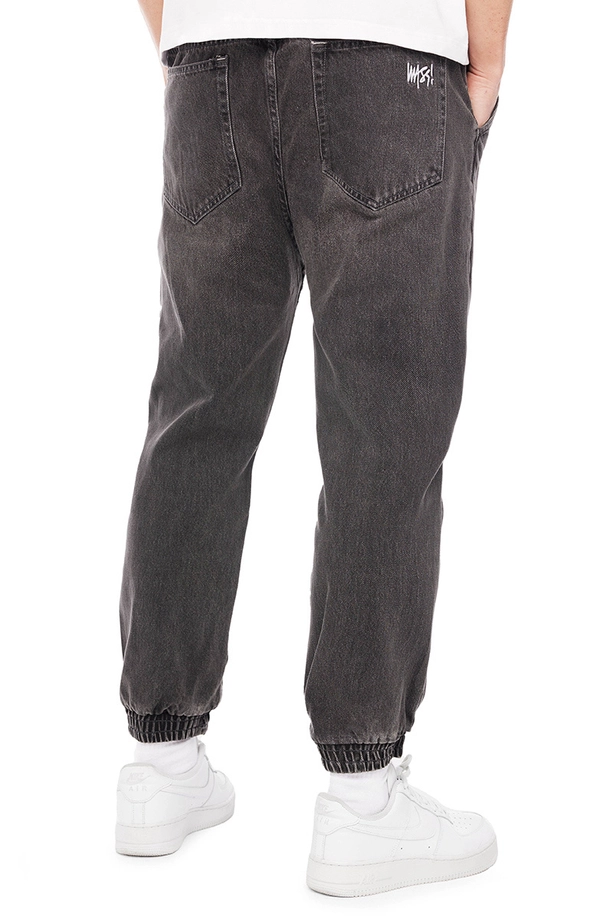 Spodnie męskie Jogger Jeans Mass Denim Signature 2.0 '25 sprany czarny