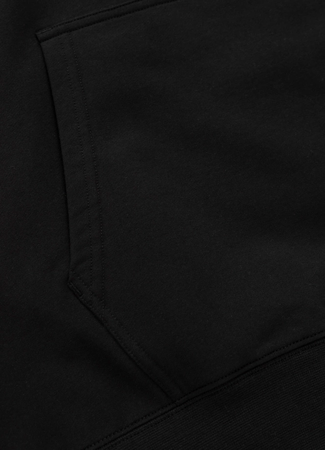 Bluza męska z kapturem Pitbull Pit Bull Tape Nugget czarna