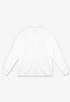 Koszulka longsleeve męski Prosto Crest biała