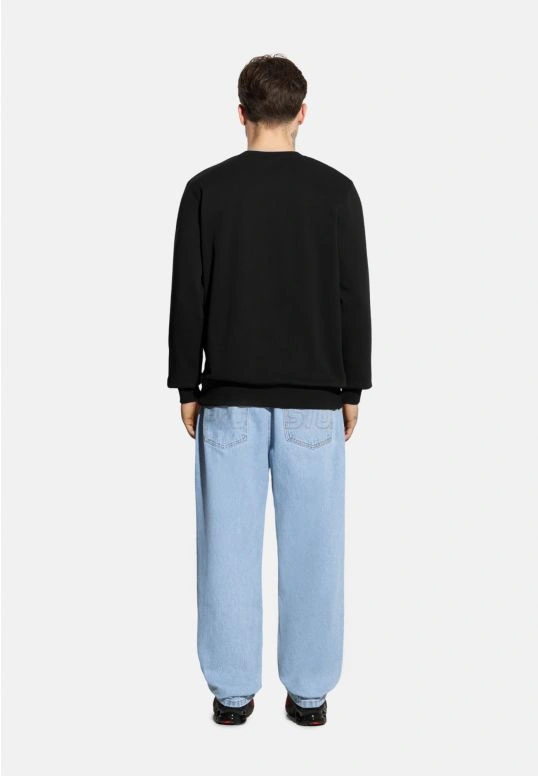 Bluza męska Prosto Basic crewneck czarna