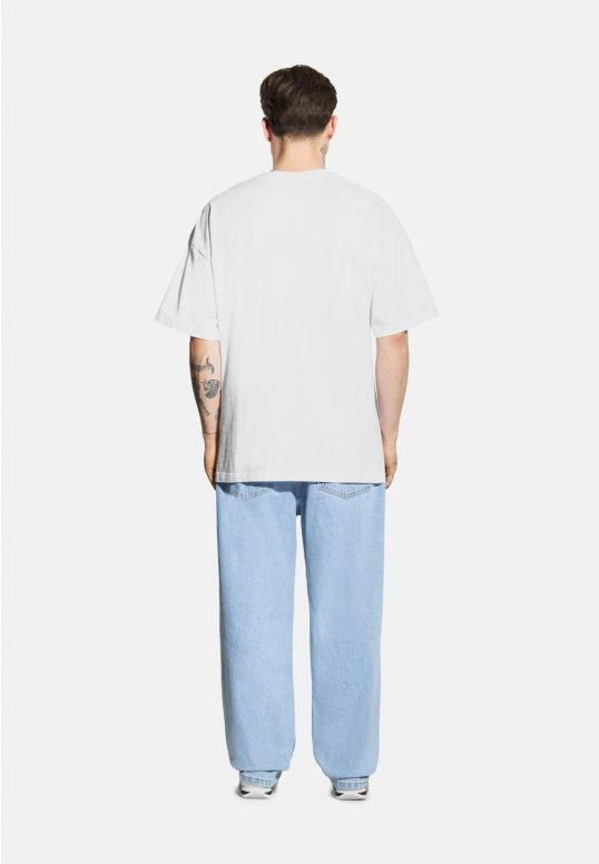 Koszulka męska t-shirt oversize Prosto Box biała
