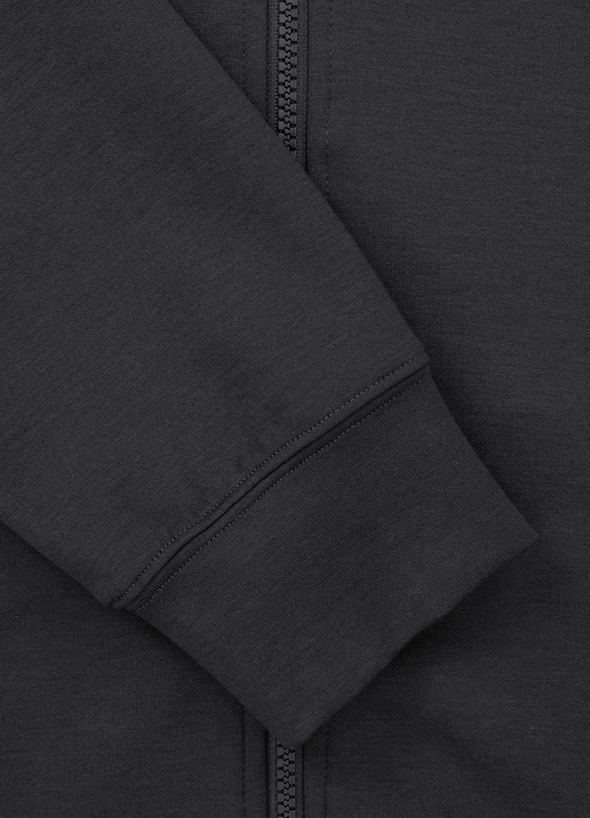 Bluza męska z kapturem ZIP Pitbull Pit Bull Explorer hooded ciemno szara
