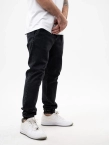 Spodnie męskie Jeans Jogger Jigga Wear Crown ciemno szare