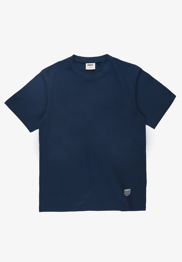 Koszulka męska t-shirt Prosto Big Shield granatowa