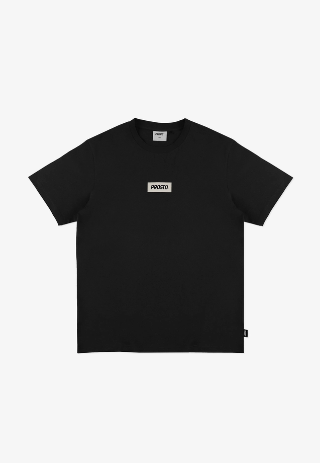 Koszulka męska t-shirt Prosto Box Logo czarna