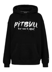 Bluza damska z kapturem oversize Pit Bull Puppy 2 czarna